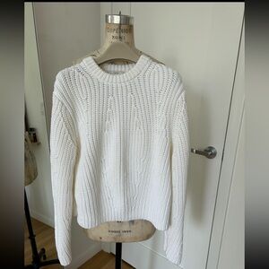 Vince white crop sweater Size medium